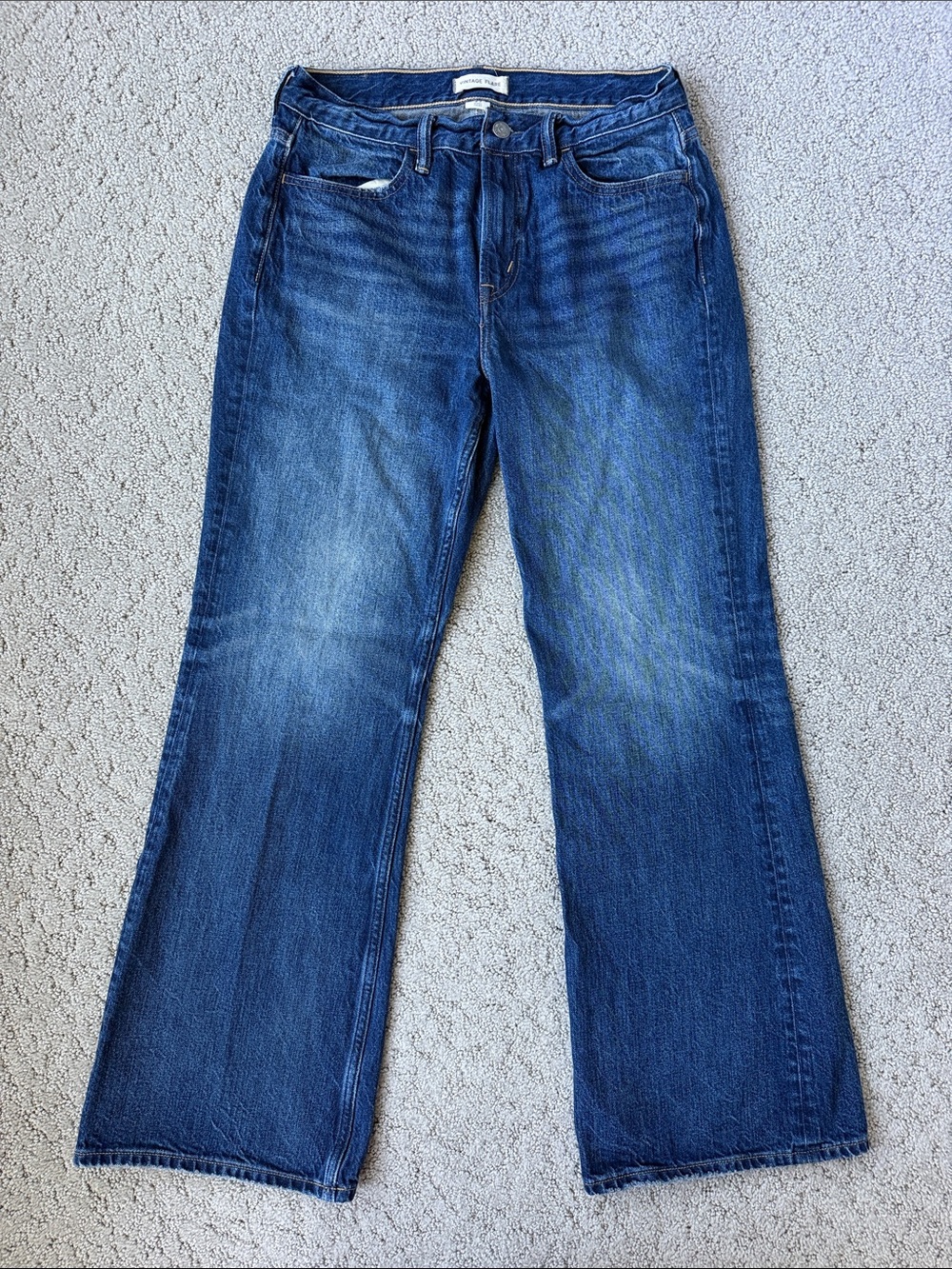 American Eagle AE 77 Vintage Flare Denim Jeans Women’s Size 27 Short EUC